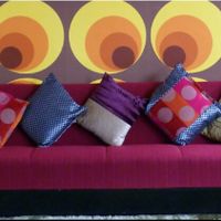 Colourful retro interior at Cranberry Swamp in Whitby