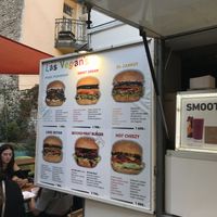 menu (2019)  at Las Vegan's - Vegan Garden Trailer in Budapest