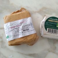 Du beurre vegan et du CamemVert mon fromage préféré at La Maison Vegane in Puteaux