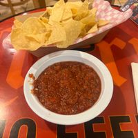 Chips and Salsa. Perfect heat level.    at CLT - Tequileria in Charlotte