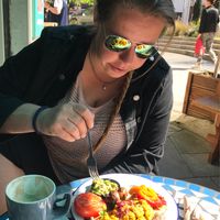 vegan breakfast at Cafe Barcelona in South West London