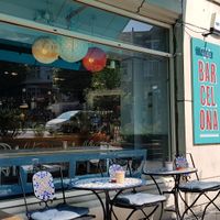 Outside seating at Cafe Barcelona in South West London
