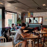 Inside at Cafe Barcelona in South West London