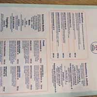 Menu at Mahalo  - Odengatan in Stockholm