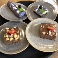 amazing desserts, raw at Mahalo  - Odengatan in Stockholm