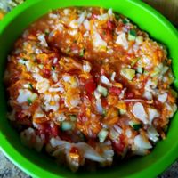 Ceviche de Coliflor at Vegan Bike - Más Que Comida in Guadalajara