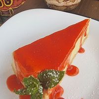 Cheese cake! at Ciriera Osteria Vegan in Trequanda