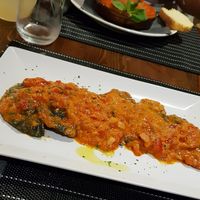 Ravioli spinaci at Ciriera Osteria Vegan in Trequanda