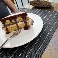 Pan di Spagna al limone   at Ciriera Osteria Vegan in Trequanda