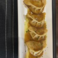 Ravioli al vapore  at Ciriera Osteria Vegan in Trequanda