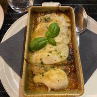 Quenelles at Ciriera Osteria Vegan in Trequanda