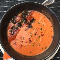 Gazpacho  at Ciriera Osteria Vegan in Trequanda