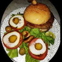 The veganburger. at Point G Fresh in Guayaquil