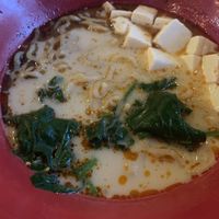 Spicy creamy vegan ramen yum!!  at JINYA Ramen Bar in Austin