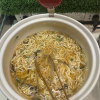 noodle and tofu soup  at SUHU 素虎 - Qianmen in Beijing