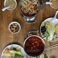 Vegan hot pot  at SUHU 素虎 - Qianmen in Beijing