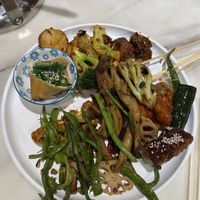 One plate of many   at SUHU 素虎 - Qianmen in Beijing