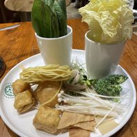 Some of the hot pot selection   at SUHU 素虎 (Vege Tiger) - Qianmen in Beijing