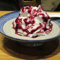 Chinese Yam with redberry jam at SUHU 素虎 - Qianmen in Beijing