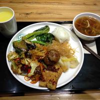 My first round of the buffet at Vegetarian Tiger Qianmen at SUHU 素虎 - Qianmen in Beijing
