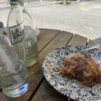 tapa de la ruta de la tapa vegana. Deliciosa!  at Dolce & Vegana in Madrid