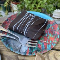 Brownie  at Dolce & Vegana in Madrid