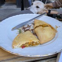 Giardinera handpies at Dolce & Vegana in Madrid