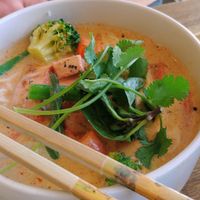 Coconut Curry at Warm & Cozy in Boronia
