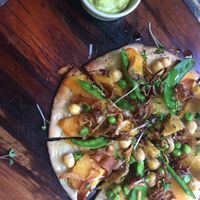 Sweet potato pizza at V's Home in Hanoi
