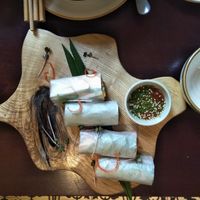Spring rolls. at V's Home in Hanoi