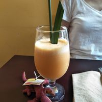 A glass of goodness & Neil. at V's Home in Hanoi