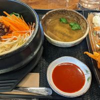 Bibimbap at Water Drop Vegetarian Cafe in Christchurch