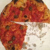 Vegan with olives   at Trieste Pizza in Rome