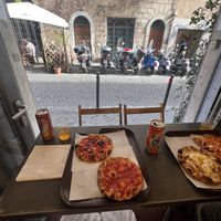   at Trieste Pizza in Rome