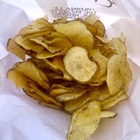 Crisps with salt and pepper   at Trieste Pizza in Rome