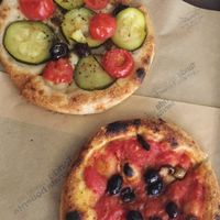 Gorgeous pizza  at Trieste Pizza in Rome