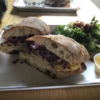 Sandwich at the Vegan Tuesday Takeover at Lemon Tree in Boise