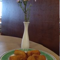 Croquetas veganas de rovellons at Restaurant Paiolet in Tortosa