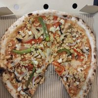 Roasted Veg Pizza (Big size) at Pizza Luna / Tito's Burritos in Koh Phangan