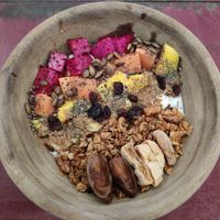 Vegan coconut yogurt bowl royale at Pizza Luna / Tito's Burritos in Koh Phangan