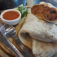 Vegan burrito at Pizza Luna / Tito's Burritos in Koh Phangan