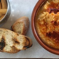 Hummus  at Cantina Teguise in Lanzarote