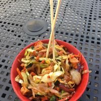 Sweet Onion Bowl with Tofu at Yokozuna Teriyaki in Meridian