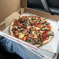 the saucy vegan   at Primoz Pizzeria in Cleveland