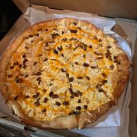Buffalo chicken pizza at Primoz Pizzeria in Cleveland