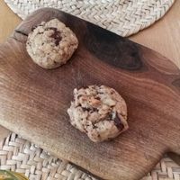 Vegan choco-coconut cookies at Gaïa  in Marrakech