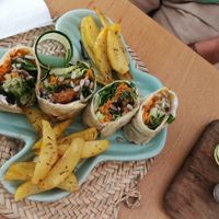 Vegan wrap at Gaïa  in Marrakech