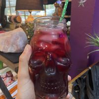 jamaican (hibiscus) tea 🌺 at Pachamama Health Food in Humacao