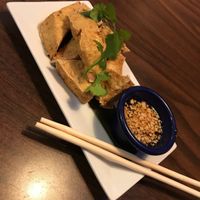 deep fried tofu  at Thai Elephants in Watkins Glen