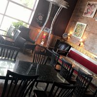 Lots of seating and free WiFi inside at Babb's Coffee House in Jamestown